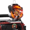 thumbnail image 1 of Ventilador de estufa de leña XTIMES que funciona con calor y termómetro magnético, 1 of 7