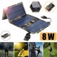 thumbnail image 2 of Muyoka Cargador solar 5V 2A USB Cargador de panel solar plegable IP65 Cargador de teléfono solar a prueba de agua Equipo de supervivencia para acampar Kit de emergencia para teléfono celular Reproduct Muyoka Hogar, 2 of 7