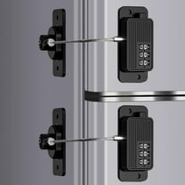 Heavy Duty Combination Refrigerator Lock (2 Pack) - Cabinet Locks Baby Proofing, No Drilling Adhesive Fridge Locks, for Fridge, Cabinets, Drawers, Window and Child Safety Cabinet Lock