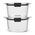 thumbnail image 4 of Rubbermaid Brilliance Round Tritan 3.5 Cup Value Pack, Well Suited to Refrigerator Organization, 4 of 7