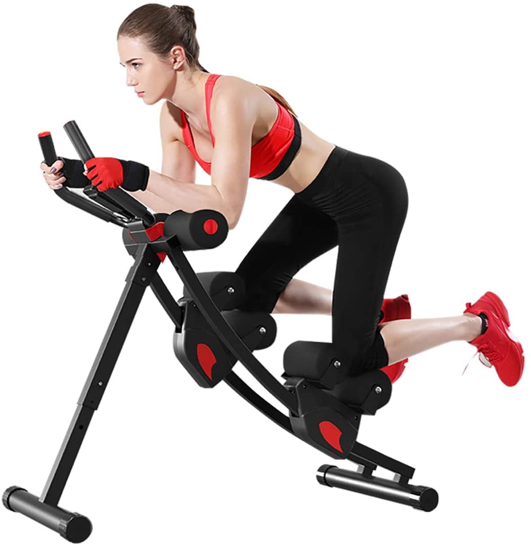 Ab Swing Abdominal Folding Exerciser Fitness Machine Core Crunch Trainer Gym