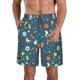 thumbnail image 1 of Balery Sports Ball Traje de Baño Estilo Hawaiano para Hombre, Shorts de Secado Rápido con Bolsillos-Small, 1 of 6