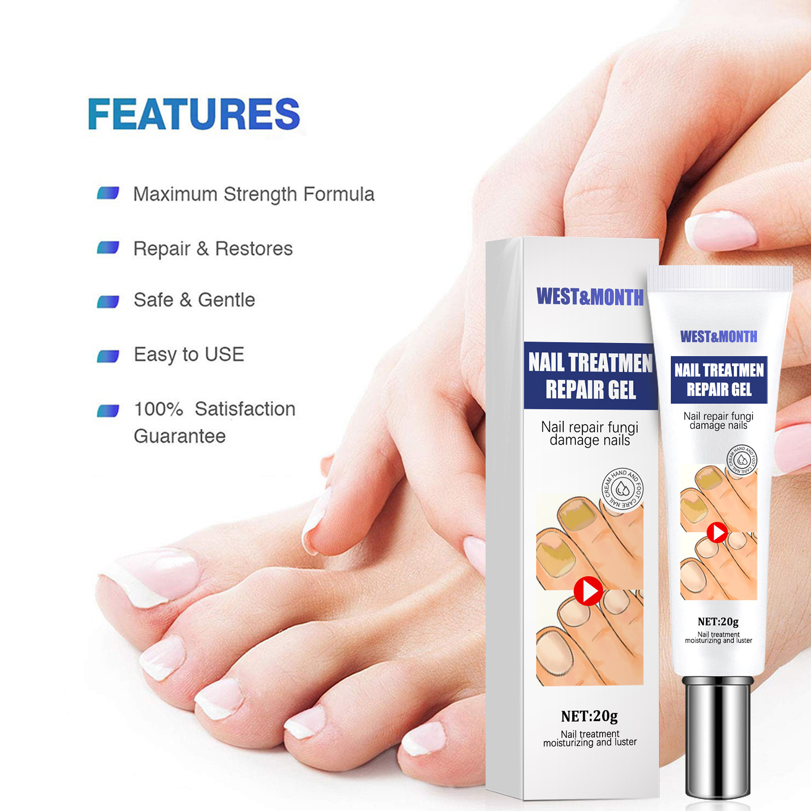 Toenail Fungus Treatment Extra Strength Fungal Nail Renewal Liquid Toe Nail Fingernail Repair