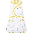 thumbnail image 1 of Mantas para envolver al bebé Saco de dormir para bebé Saco de dormir para bebé de algodón con cremallera de tres vías Bebé recién nacido Unisex 6-12 meses Sueño de aviación, 1 of 5