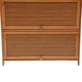 thumbnail image 6 of Bamboo Shoe Organizer Cabinet - 9 Adjustable Shelves (Space Saving Design), 6 of 9