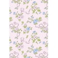 thumbnail image 3 of Women's Pink Floral Striped Print Mini Dress with Contrast Trim and Tie Split Neck | [ZhiHiMeRi] | (US 12-14)L, 3 of 12