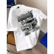 thumbnail image 1 of Women's Casual Street Style Race Car & Slogan Graphic Print Short Sleeve T-Shirt, Summer Graphic Tees Women Tops, 1 of 7