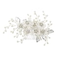 thumbnail image 1 of Impresionantes Pers Nupciales Peinera Peinera Barrette Cóctel Pinza Headwear Sunnimix Elegante peine para el cabello de perlas, 1 of 8