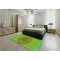 thumbnail image 5 of Ahgly Company Machine Washable Indoor Rectangle Transitional Green Area Rugs, 6' x 9', 5 of 7