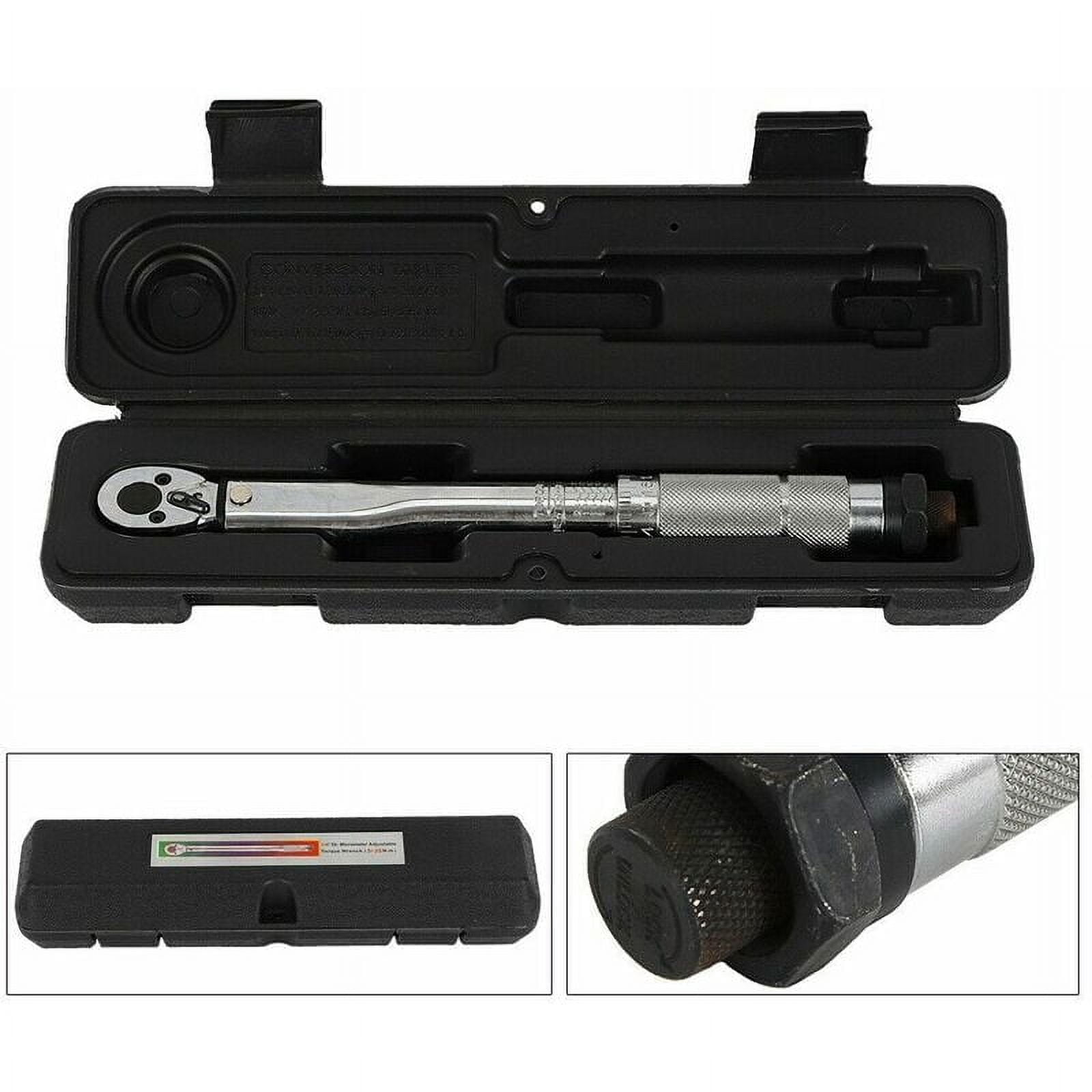 Calibrated Click Hand Ratchet, Adjustable Torque Wrench With Extreme Durability, Quick Socket Release For Professional And Industry Applications, Storage Case Included