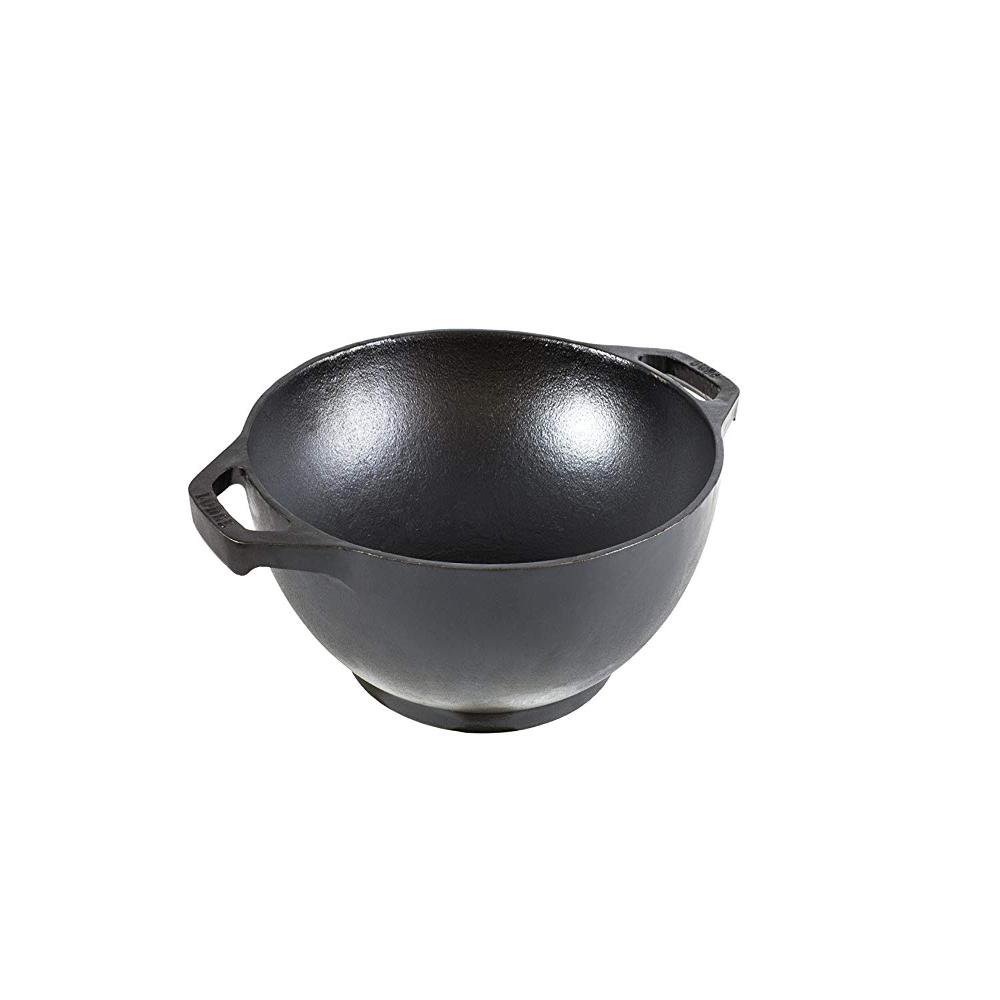 ManufacturingWalmartpany L9MW Mini Wok Cast Iron, 9", Black, 9 seasoned