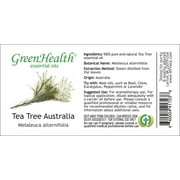 Tea Tree Australia Essential Oil - 1 fl oz (30 ml) Glass Bottle w/ Euro Dropper - 100% Pure Essential Oil by GreenHealth