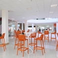 thumbnail image 2 of Compamia Air Patio Bar Stool in Orange (Set of 2), 2 of 7
