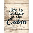 thumbnail image 2 of Allen, Kimberly 19x24 White Modern Wood Framed Museum Art Print Titled - At the Cabin, 2 of 4