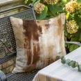 thumbnail image 3 of Throw Pillow Covers, Abstract Minimalist 26x26 Pillow Covers for Couch/Sofa/Bed, Modern Bohemia Aesthetic Ombre Brown Decorative Square Linen Cushion Pillowcase for Home Decor, 3 of 9