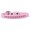 Light Pink, variant on Dog, Puppy Pet Fashion Collar, "Bright Pink Crystal Rimsets"