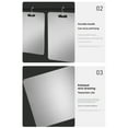 thumbnail image 4 of 304 Stainless Steel Cutting Board, Metal Chopping Board Food Prep Board for Meat Vegetables Fruit, Dishwasher Safe, 9.84 x 5.91 in, 4 of 7