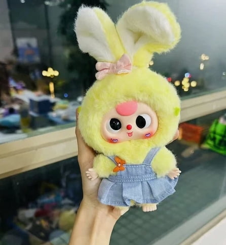 Baby Three Macaron Bunny Series Blind Box Figure Plush Toy-