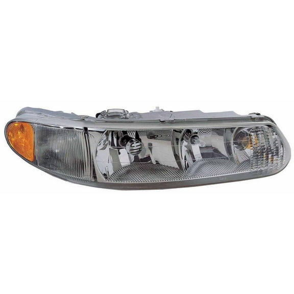 KAI New CAPA Certified Standard Replacement Passenger Side Headlight Lens And Housing, Fits 1997-2004 Buick Regal