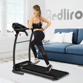 thumbnail image 3 of Redliro Folding Treadmills for Home Heart Rate Sensor 220lbs 2HP Compact Electric Walking Running Machine, Black, 3 of 8