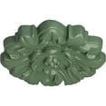 thumbnail image 3 of Ekena Millwork 7 5/8"OD x 1"P Emery Leaf Ceiling Medallion, Hand-Painted Athenian Green, 3 of 7