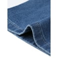 thumbnail image 5 of INSPIRE CHIC High Waisted Jeans for Women Stretchy Straight Leg Buttoned Denim Pants with Pockets XS Blue, 5 of 6