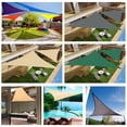 thumbnail image 5 of Vela triangular de 5/3,6/3/2M, toldo impermeable para sombrilla, toldo de bloque UV 98% con cuerda gratis para jardín, Patio, pérgola, Gazebo, 5 of 5