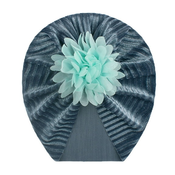 breaise Toddler Kids Baby Boys Girls Floral Ribbed Hat Beanie Accessories