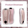 thumbnail image 4 of Key Fob Cover Compatible with Porsche Panamera Cayenne Taycan 911 Carrera 2017-2025 Keychain Case Holder Protector,new style-4-btn-pink, 4 of 7