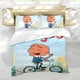 thumbnail image 5 of Sr. Magoo Conjunto de sábanas temático, trío de piezas, cómodo y amigable con la piel, diseño único, regalo de decoración para el hogar para familiares, amigos y fans,140cm *210cm, 5 of 6