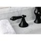 thumbnail image 2 of Grifo de baño Kingston Brass Duchess Widespread negro mate, 2 of 7