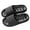 Black, variant on Wxolcjlv Shower Shoes For Women And Men Massage Pool Slides Soft Cushioned Anti-Slip Slides Slippers Comfort Black
