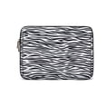 thumbnail image 6 of Daisy Rose Protective Laptop Sleeve Case for 13 Inch Laptop with Slip Pocket - Luxury PU Vegan Leather Shock Absorbant Hard Case for Work and School - Zebra, 6 of 7