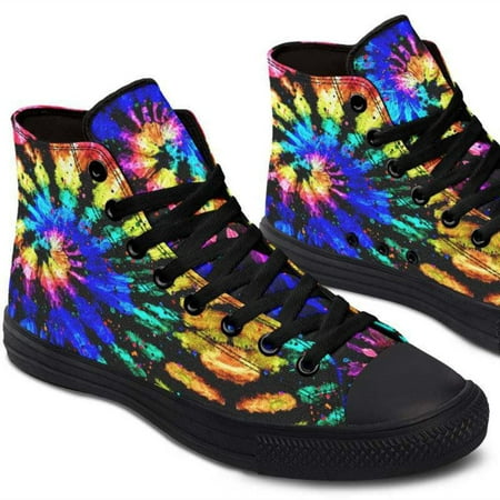 

Printed Couple High-top Canvas Shoes