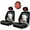 Everything, variant on Yupbizauto Universal Embroidery Red Lip Car Headrest Covers - Pair of 2, Black