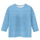 thumbnail image 5 of Blusa de poliéster para mujer, cuello redondo, manga 3/4, color liso, a la moda para niños, 5 of 5