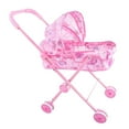 thumbnail image 5 of figatia Poussettes de Simulation Poussettes Pliables Jeux de Rôle pour Enfants - Rose, 34x25x55cm, 5 of 5