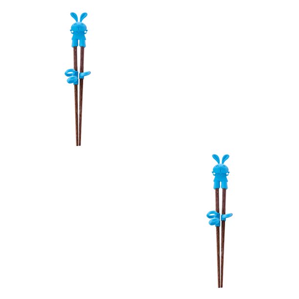 sweethay 1 par de palillos para niños, juego de vajilla reutilizable de dibujos animados, palillos de aprendizaje de mano antideslizantes para niños y Type5 NO5 sweethay CBP230706