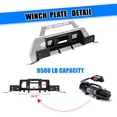 thumbnail image 4 of Tacoma Mid-Width Front Bumper w/Factory Hidden Winch Plate For 2012-2015 Toyota Tacoma w/Winch Cable Guide Mouting Hole, 4 of 10