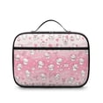 thumbnail image 2 of Kawaii Cat and Tea Pink Pattern Insulated Lunch Bag Teens,Bento School Lunch Bag for Teens for Work,Picnic or Travel 10.6x7.7x4.3 Inches,12 Can Capacity, 2 of 6
