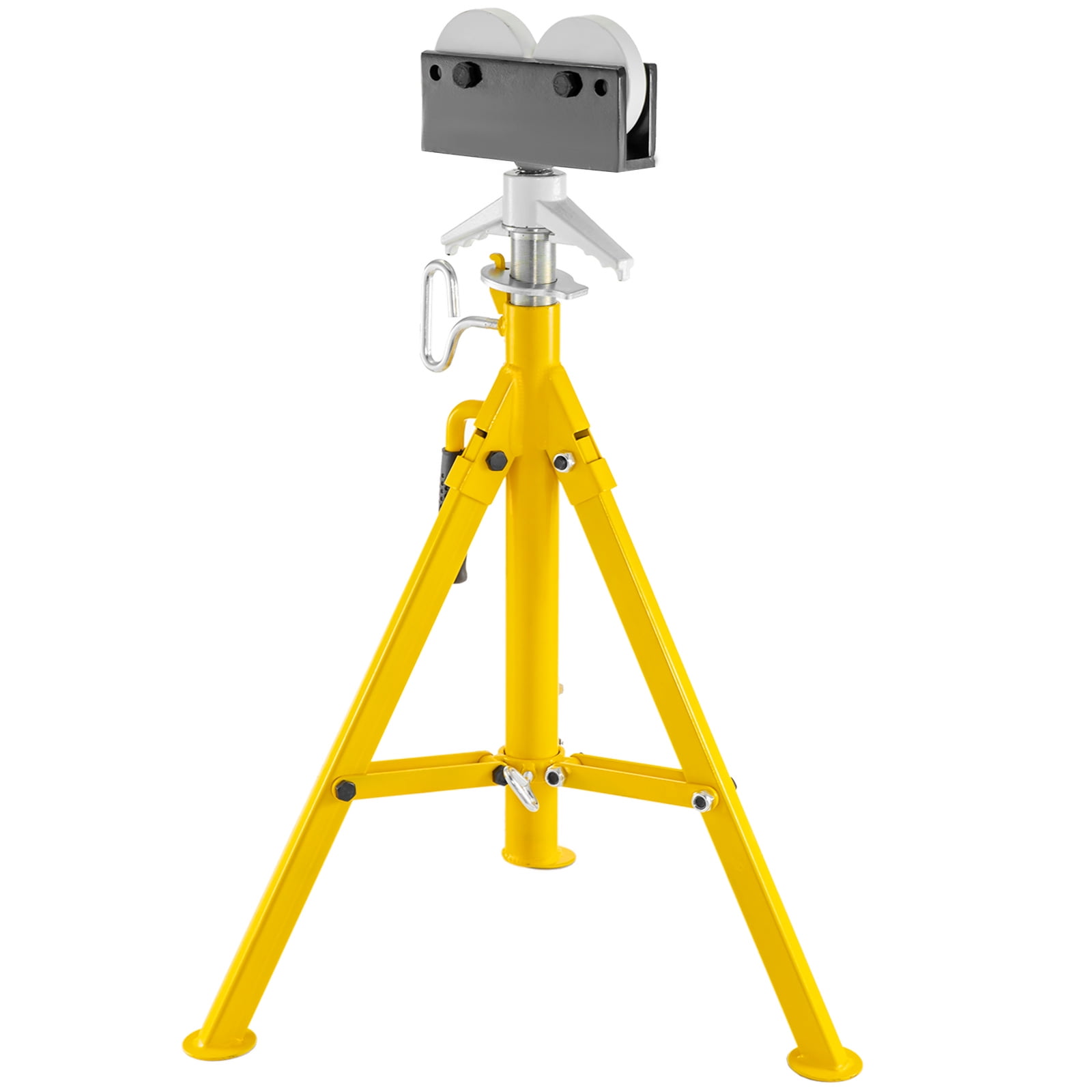 VEVOR 0.512 inch Roller Pipe Stand Adjustable Height 32"55" Pipe