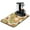 White-16, variant on Classic Papaya Dish Drying Mat, Cartoon Cute Papaya Lover Design Absorbent Kitchen Counter Mat