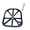 Black, variant on Yammee Brake Cable Deflector Block for Brompton Bike Cable Shield,Black Gold Red Silver