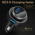 thumbnail image 1 of GC16 Car FM Transmitter QC3.0 USB Fast Charger Outdoor Bluetooth-compatible Handsfree MP3 Player Personal Car Parts Decoration, 1 of 4