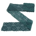 thumbnail image 4 of Cinta de encaje con estampado floral, decoración de ropa, manualidades DIY, 10 yardas, 5cm de ancho, Atrovirens, 4 of 5