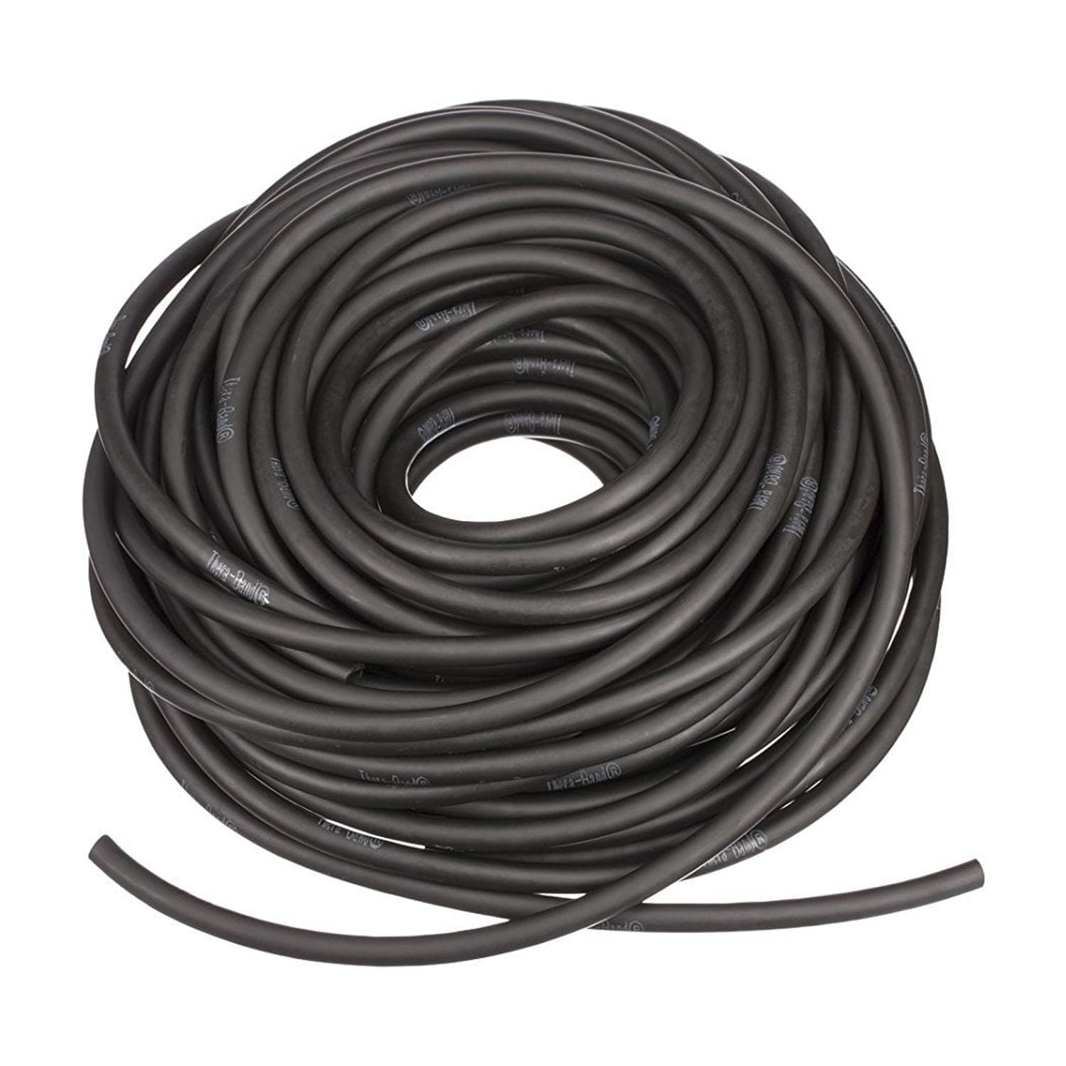 THERABAND Latex Resistance Tubing, Black, Special Heavy Level 5, 25 ft Roll, Professional Grade for Upper and Lower Body Workouts, Cut-to-Length, Color-Coded Resistance Levels