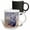 Multicolor, variant on 3drose, Mule Deer Buck, Foggy Frosty Morning, 11oz Two-tone Green Mug