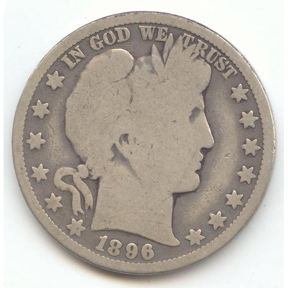 1896-O Barber Half Dollar, Good/AG