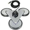Tram 2692 5" Tri-magnet Cb Antenna Mount With Rubber Boots and 18' Rg58a/u Coaxial Cable