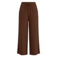 thumbnail image 7 of Oiyii Girls Casual Pants Soft Baggy Straight Leg Pants Drawstring Soft Slacks, Sizes 4-14, 7 of 7